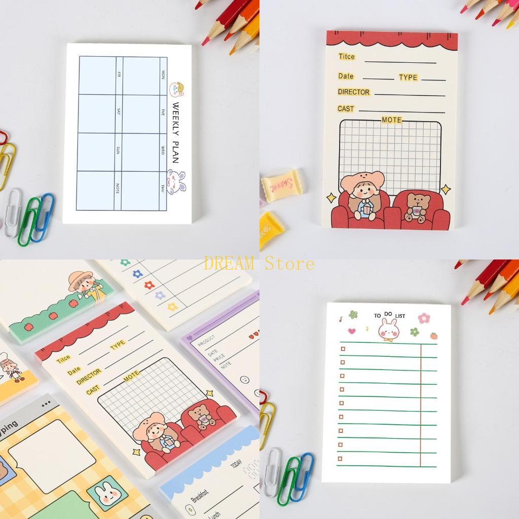 Office Stationery Supply List - Tearable não pegajoso notas frutas mão