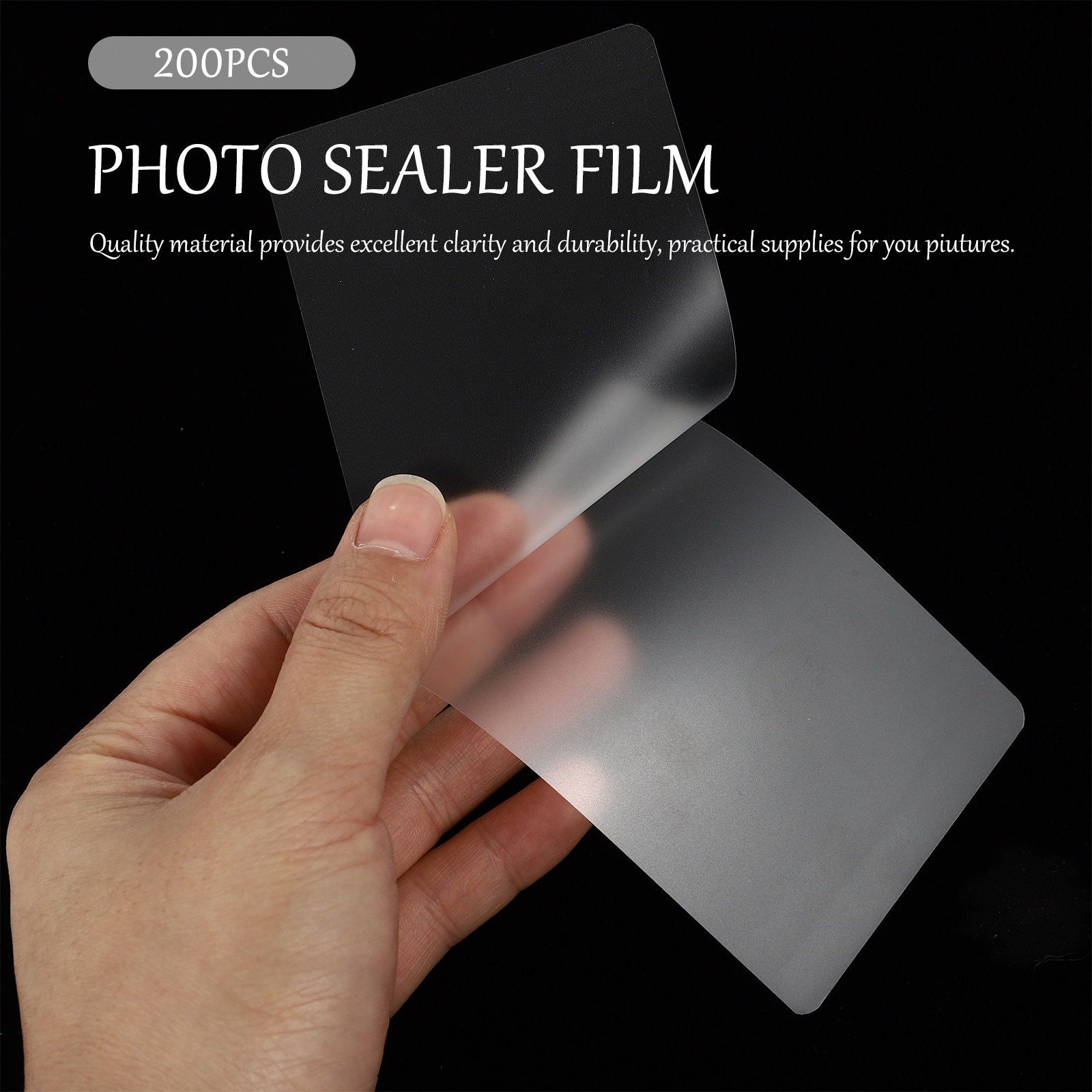 Document Laminator Pouch - 200 peças de folhas de laminação,