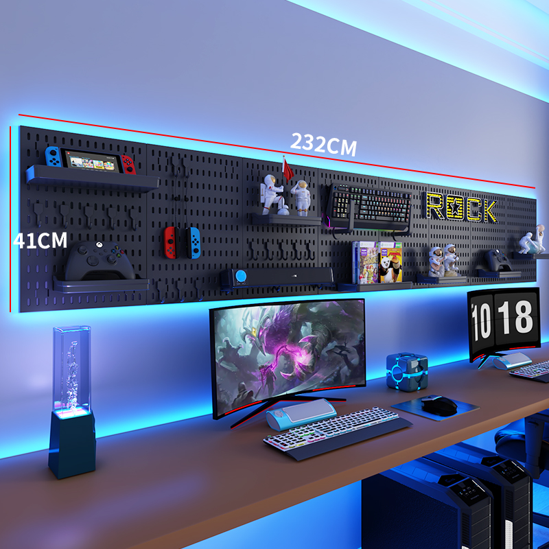 Ideal Stationery & Office Supply - Decoração DIY para E-Sports com Pegboard