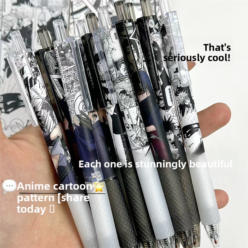 Caneta Gel Anime Naruto com Es - Gel Ink Pen Set avaliação e preço