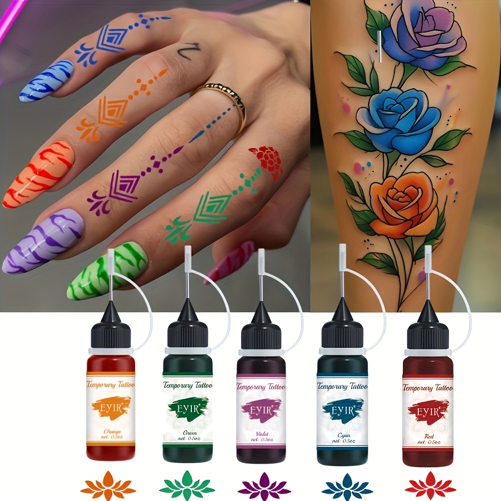 Kit de Tatuagem Temporária em  - Gel Ink Pen Set avaliação e preço