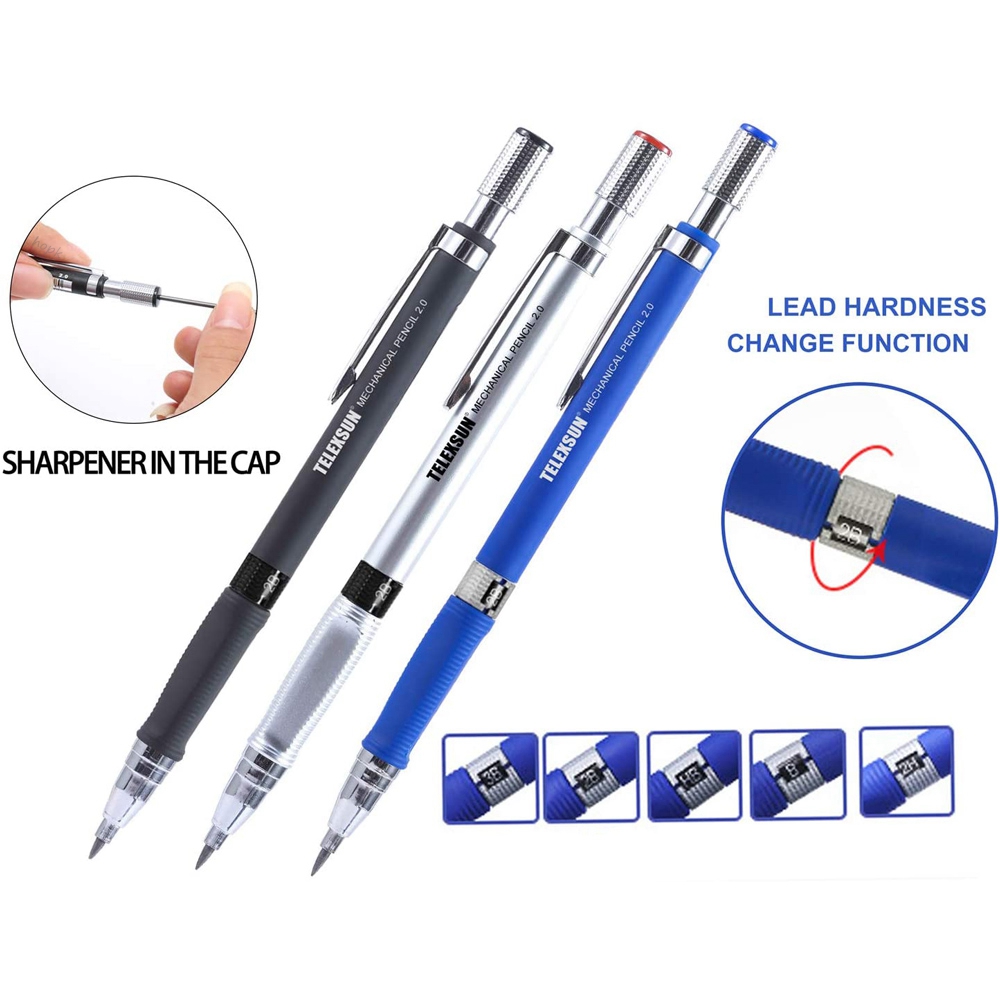 Lápis Mecânicos 2.0mm 2B, Lápi - Ideal Stationery & Office Supply avaliação e preço