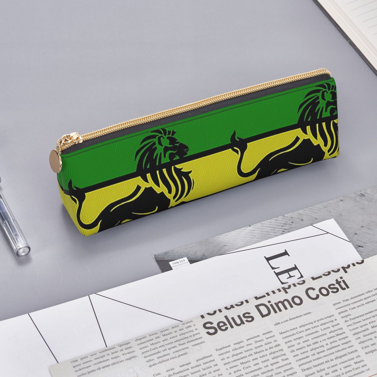 Estojo de Lápis Preto com Leão - Lion Stationery & Office Supply(Kunshan)Co.Ltd avaliação e preço