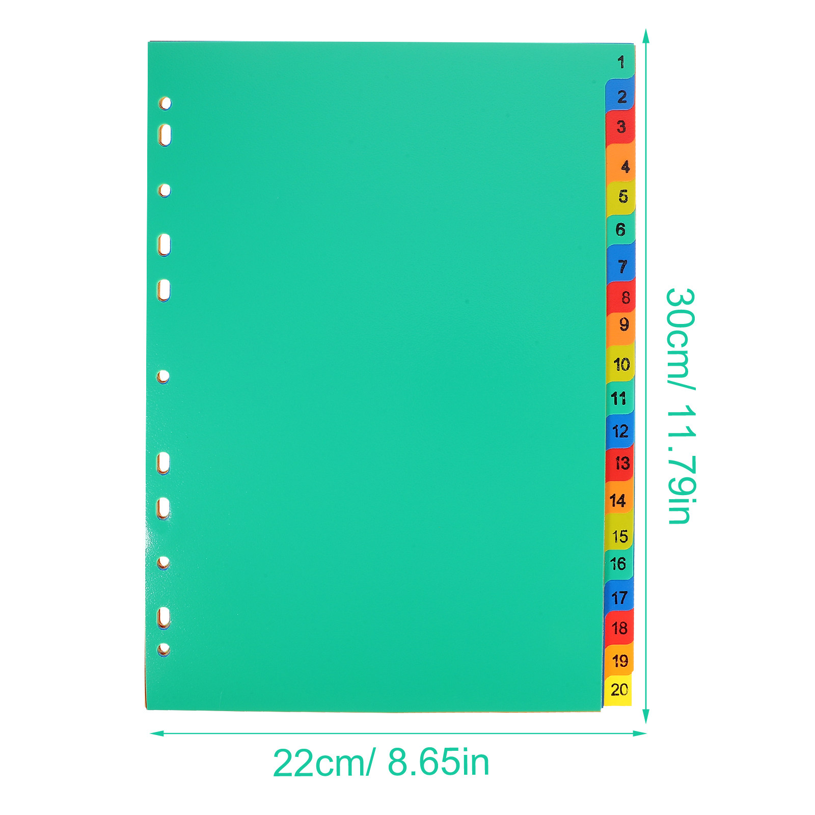 20 Peças Divisórias Coloridas  - Index Tab Divider avaliação e preço