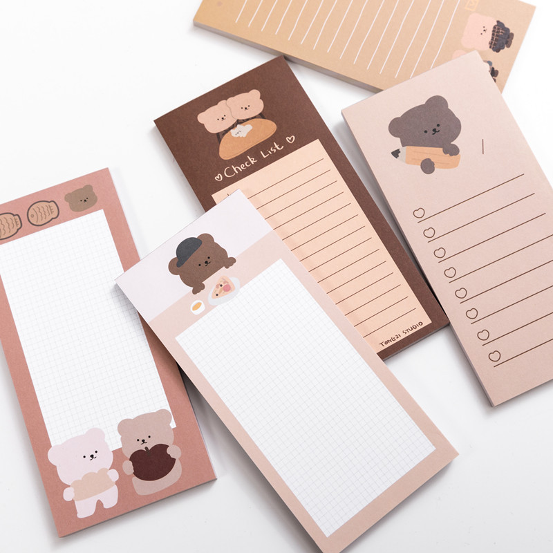 Coreano Biscoito Urso Decorati - Office Stationery Supply List avaliação e preço