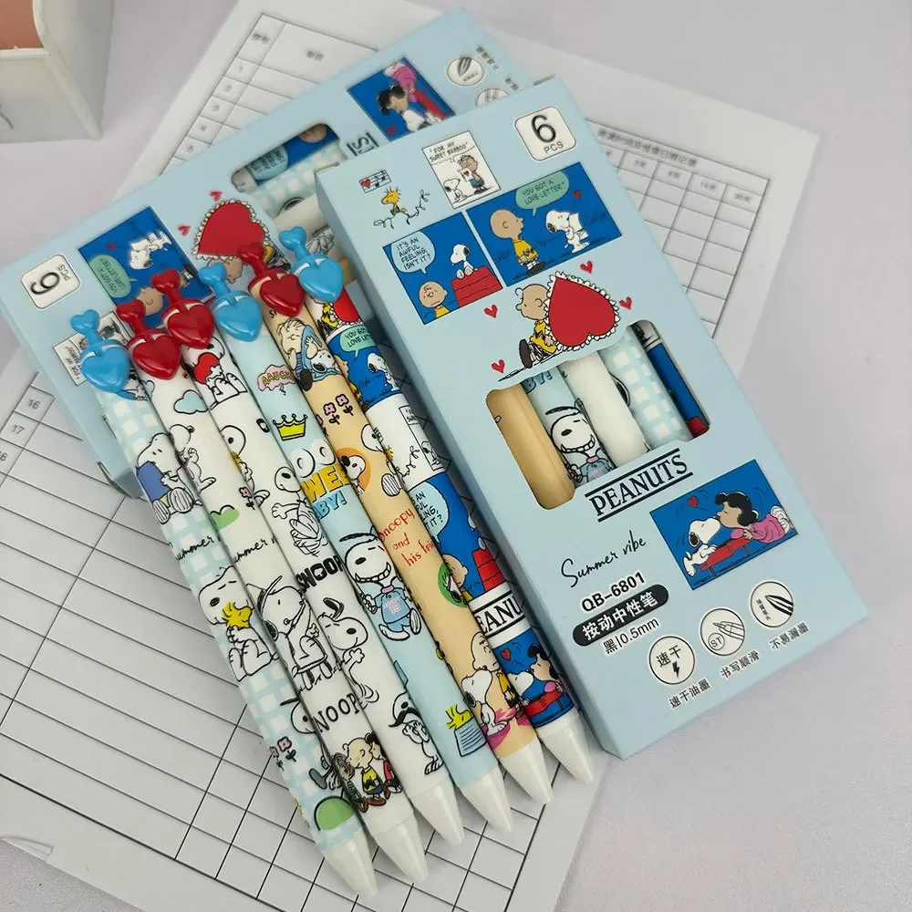 Conjunto de 6 Canetas Gel Snoo - Gel Ink Pen Set avaliação e preço