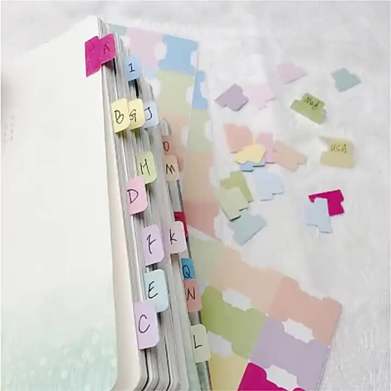 Guias de índice pegajosas colo - Index Tab Divider avaliação e preço