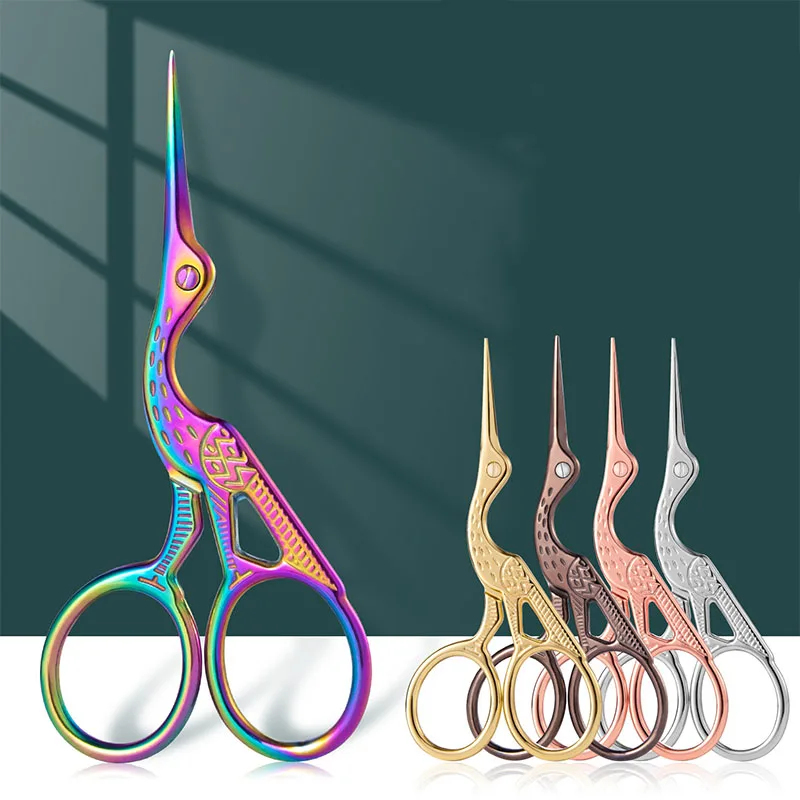 1PC Tesoura Antiga Colorida de - Scissors Stainless Craft avaliação e preço
